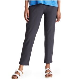 Eileen Fisher  High Waist Slim Ankle Pant Stretch Crepe Size XXS